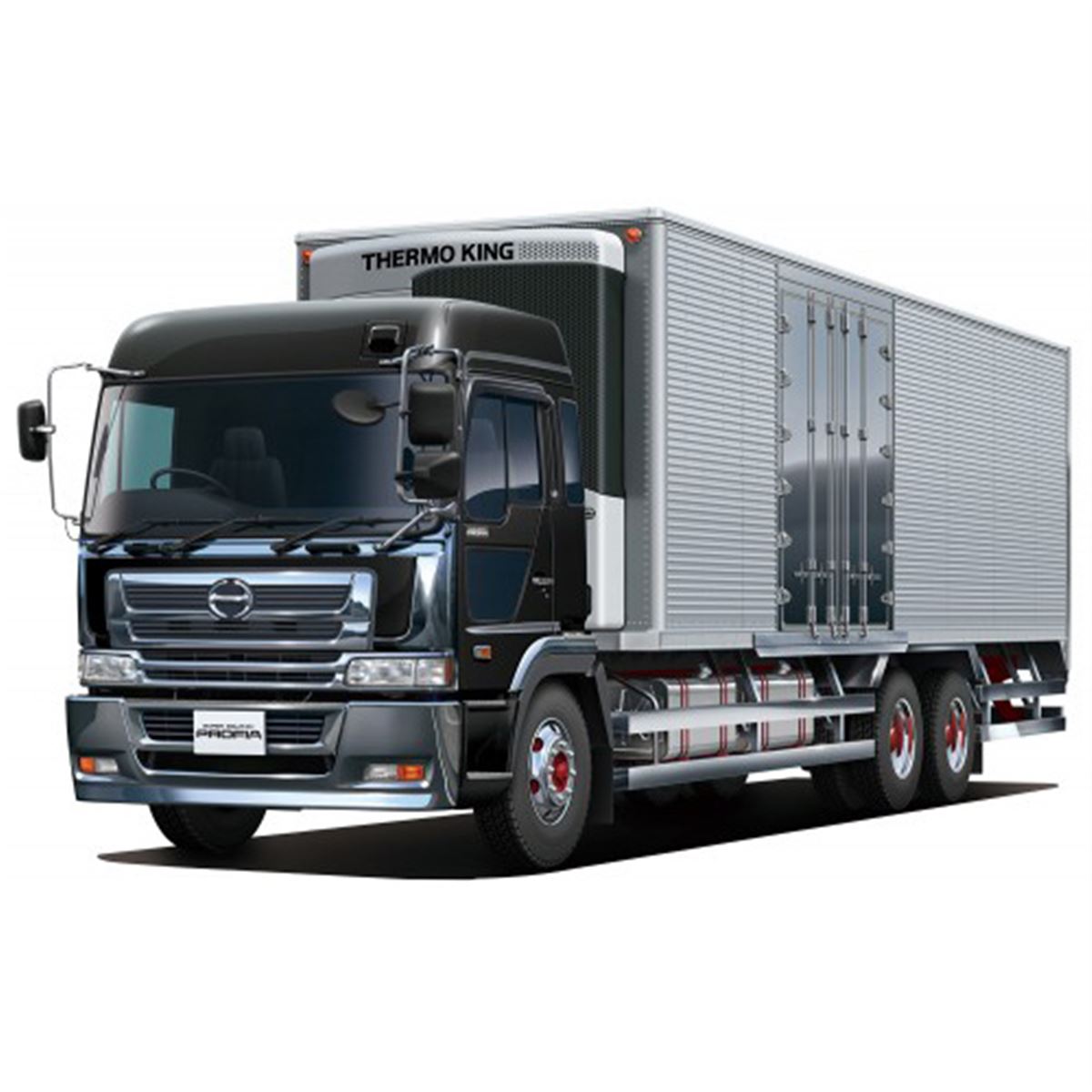 日野「プロフィアテラヴィFR」1/32模型、ハイスター短尺冷凍バン