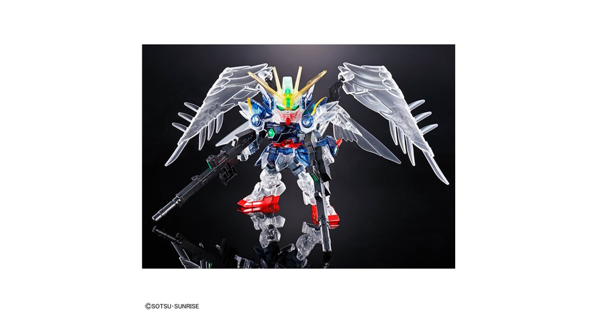 ウイングガンダムゼロEW、クリアカラーの「SDガンダム クロス