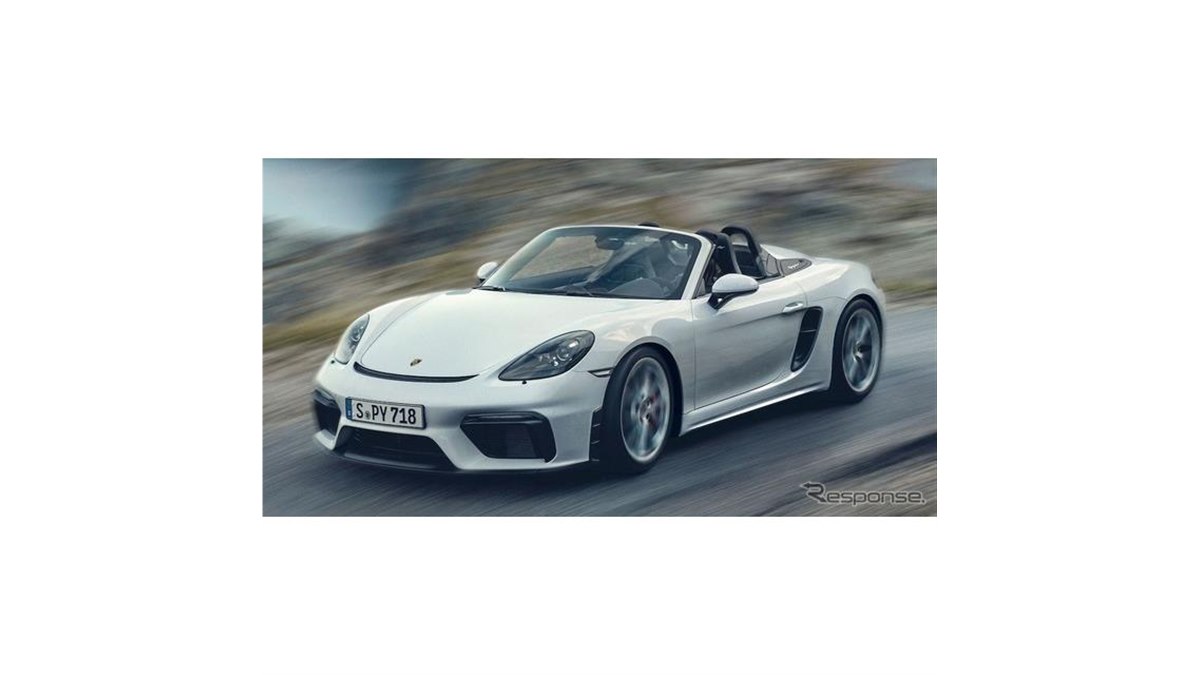 ポルシェ、718 スパイダー と 718 ケイマン GT4 発表…6気筒ボクサー