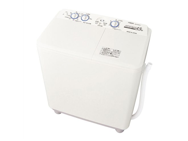 AQUA、「つけおき洗いタイマー」を搭載した二層式洗濯機 - 価格.com