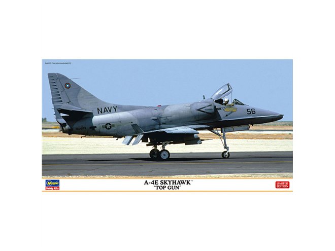 トップガン所属のアドバーサリー機を再現、ハセガワ「A-4E スカイ