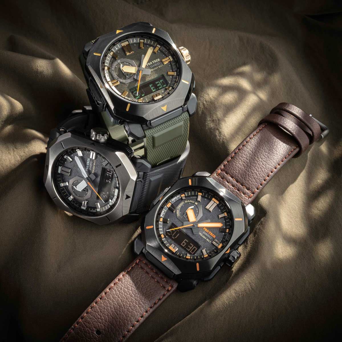 こんな形の時計、見たことない！ カシオ「プロトレック」新作は“無骨