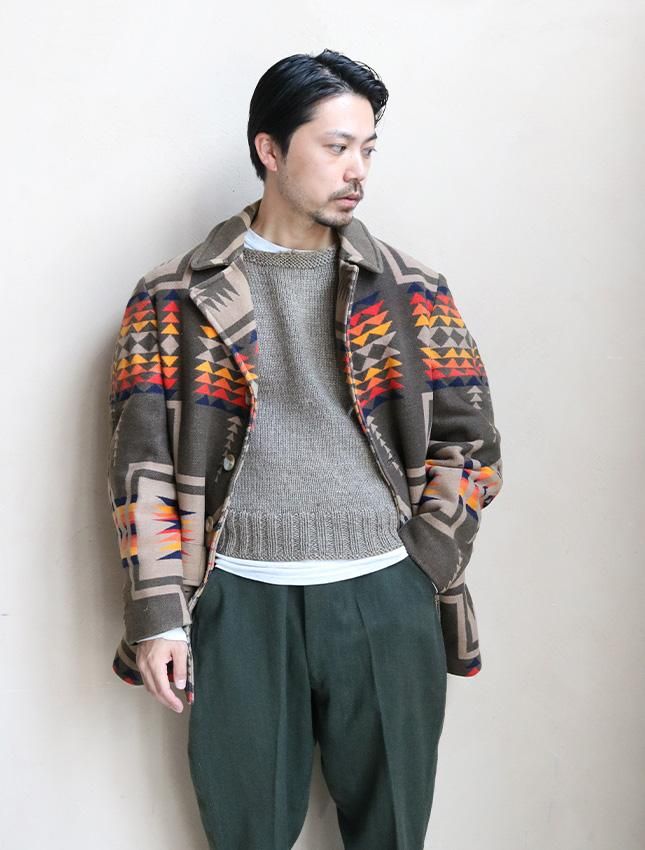 70s PENDLETON CHIEF JOSEPH PATTERN WOOL COAT SIZE 42 | 70年代の
