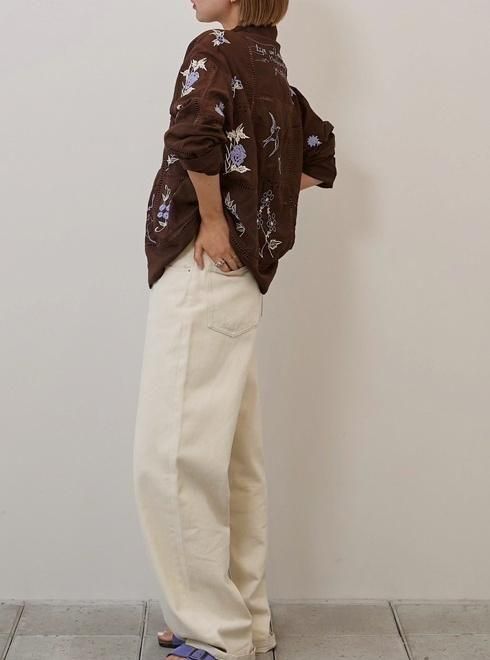 TODAYFUL (トゥデイフル）Embroidery Patchwork Shirts☆ 26春夏予約