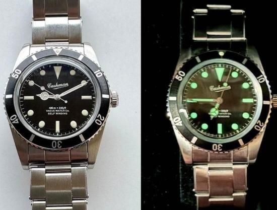 クッシュマン DIVERS WATCH JAMES BPND MODEEL クッシュマン×VAGUE