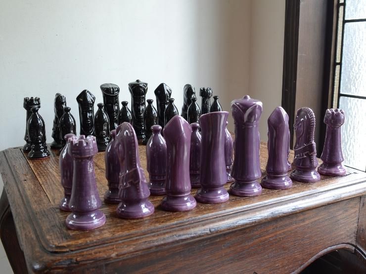 ヴィンテージ 陶器チェス（駒・オブジェ）｜アンティーク雑貨｜CHELSEA