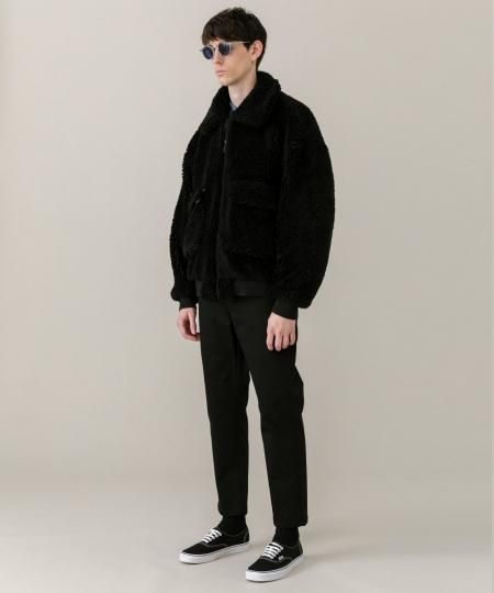 DELUXE (デラックス) NEACOLA (ボアジャケット) BLACK