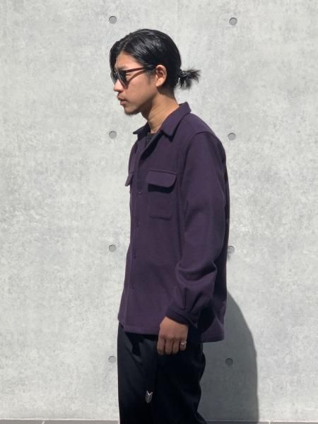 WACKO MARIA (ワコマリア) WOOL OPEN COLLAR SHIRT(ウールオープン