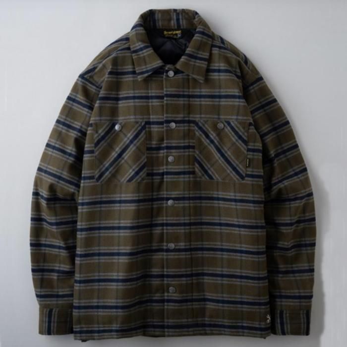 BLUCO 【ブルコ】 QUILTING FLANNEL SHIRTS（キルティングフランネル