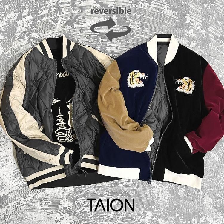 ジャパンスペシャル リバーシブル スカジャン ダウンジャケット - TAION