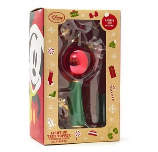 チップとデール クリスマスツリートッパー - ディズニーフィギュア
