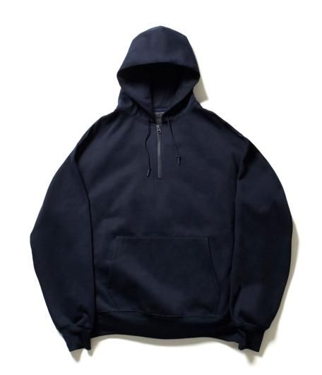DAIWA PIER 39 Tech Half Zip Sweat Shirts [DARK NAVY] - Fresh