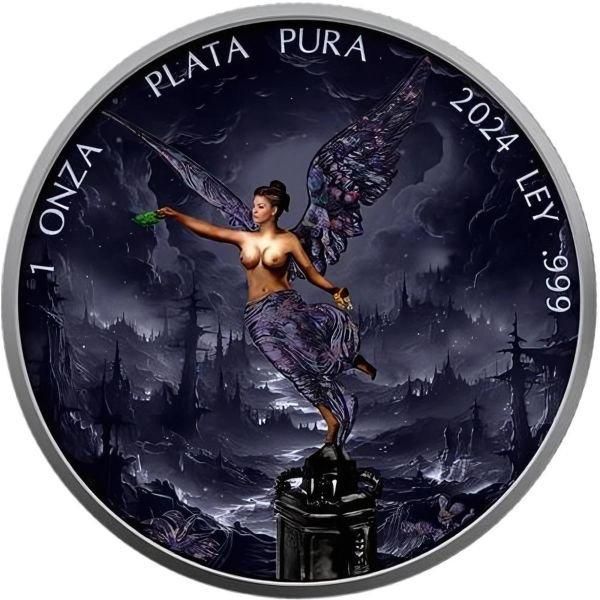 2024 メキシコ リベルタード 銀貨 1オンス 純銀 APMEX 密封 未開封