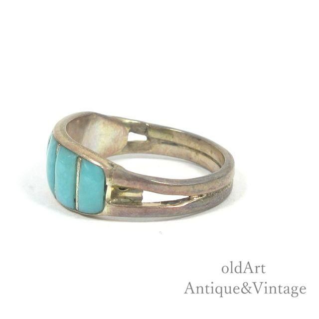 USA製ナバホ族Eddie Chee作ヴィンテージネイティブアメリカンSTERLING