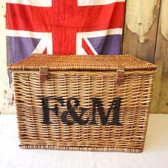 イギリス F＆M フォートナム＆メイソン ハンパーバスケット 大きな