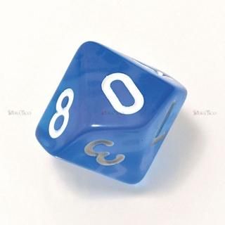 単品◇透明【ピンク】10面サイコロ(ダイス) - クトゥルフ神話TRPG