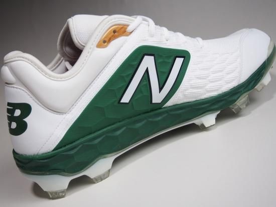○New Balance ニューバランス L3000v4○野球スパイク ポイント○白緑