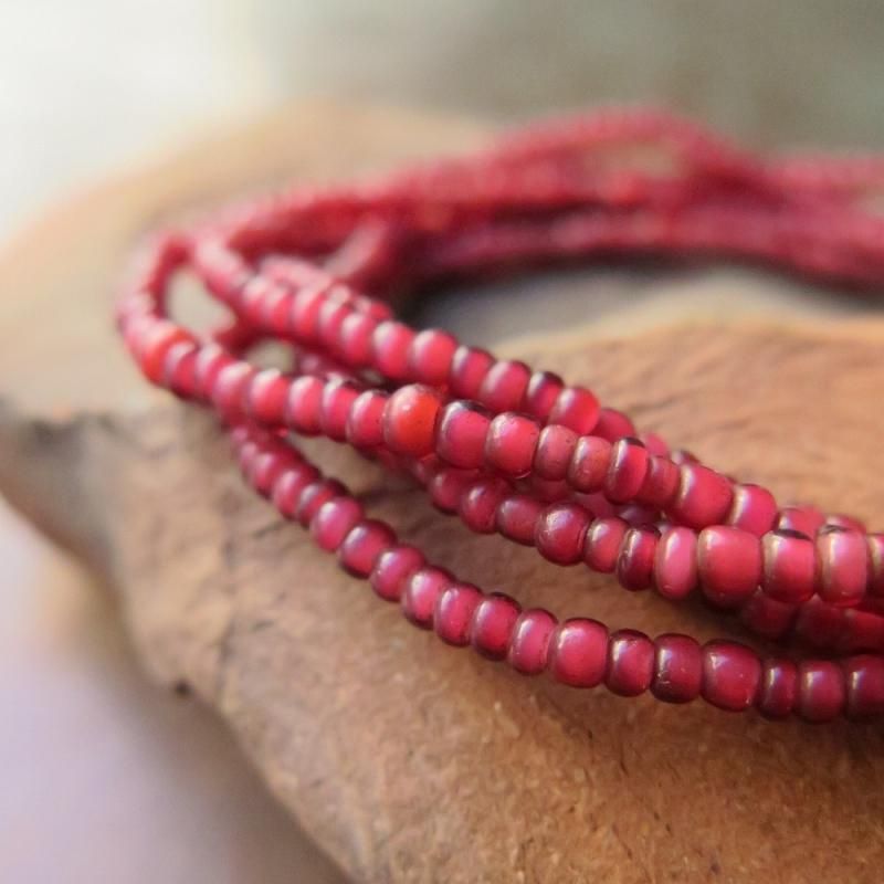 金赤ホワイトハート 5連 ＋ マザーオブパール - 東京・神楽坂