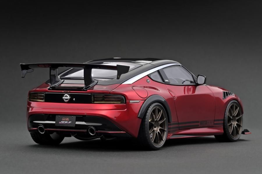 IG3387 1/18 TOP SECRET Fairlady Z (RZ34) Red Metallic - ig-model