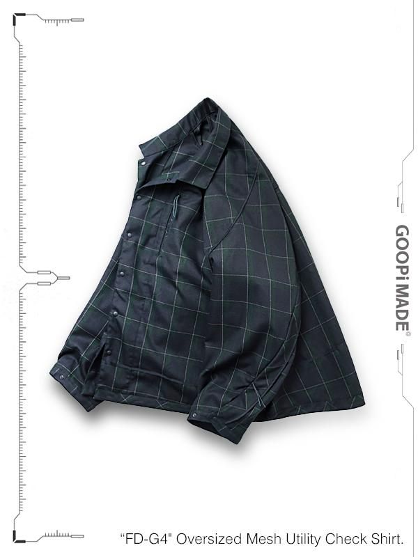 GOOPiMADE - グーピーメイド - “FD-G4“ Oversized Mesh Utility Check
