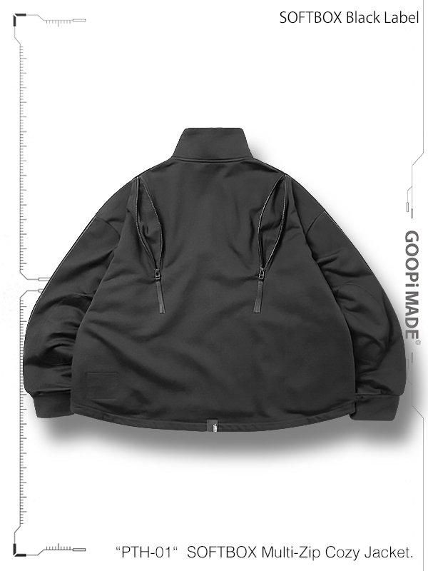 GOOPiMADE - “PTH-01“ SOFTBOX Multi-Zip Cozy Jacket - SHINKIROU1.0
