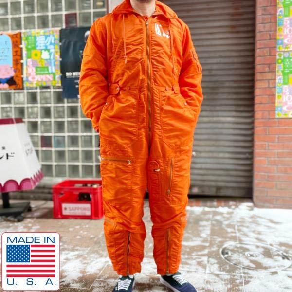 60s 黒タグ 実物 米軍 CWU-1/P MIL-C-25786A(USAF) M-L フライトスーツ