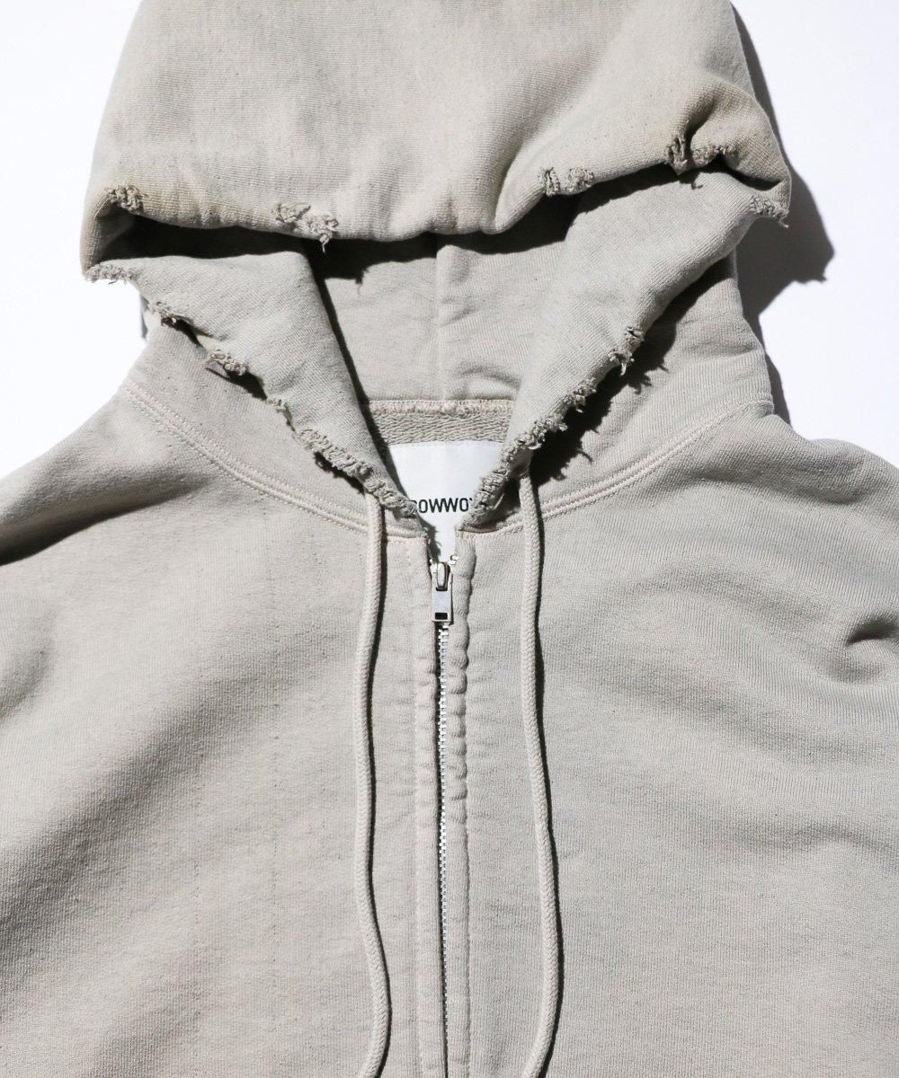 BOWWOW / ZIP SWEAT HOODIE AGING (BW242-ZSHA)