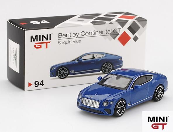 1/64スケール MINI GT「ベントレー・コンチネンタルGT 2018」(ブルー