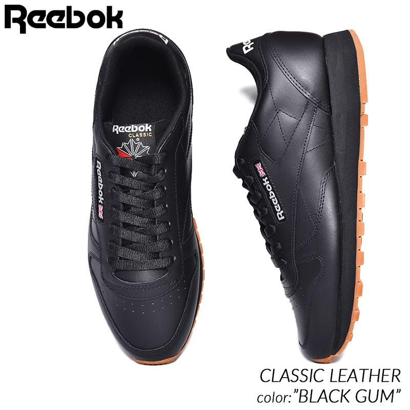 REEBOK CLASSIC LEATHER ”BLACK GUM” リーボック クラシックレザー