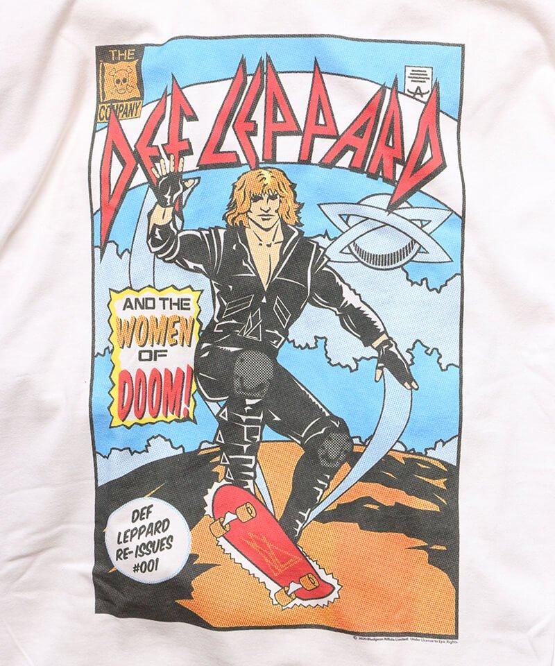 DEF LEPPARD / デフ・レパード：COMIC T-SHIRT (NATURAL) - セレクト