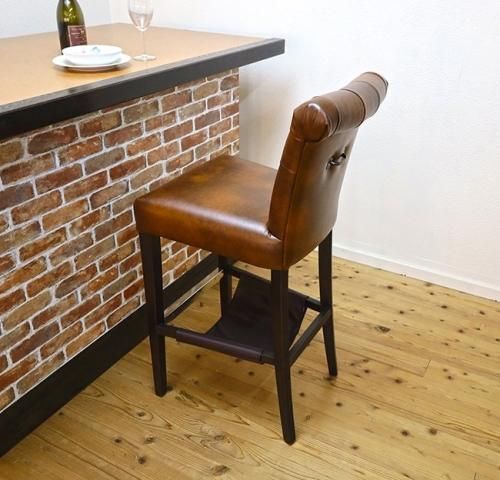 業務用カウンターチェア 座面高76cm 強度のある椅子 バーチェア