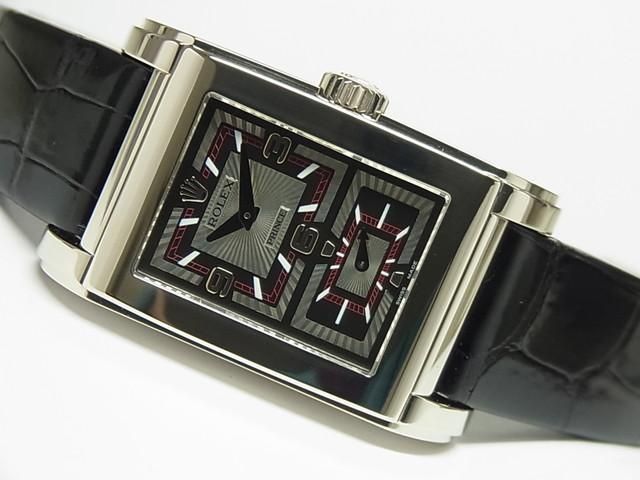 ロレックス チェリーニ・プリンス 18KWG ブラック文字盤 5443/9 正規品