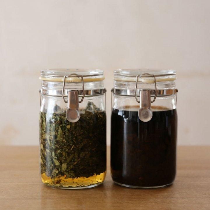 お徳用セット】有機ビワの葉エキススピリッツ720ml×2本セット 瓶タイプ