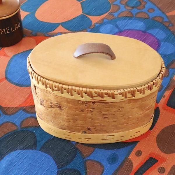 リトアニア 白樺キャニスター | 北欧雑貨 - 北欧雑貨、北欧インテリア