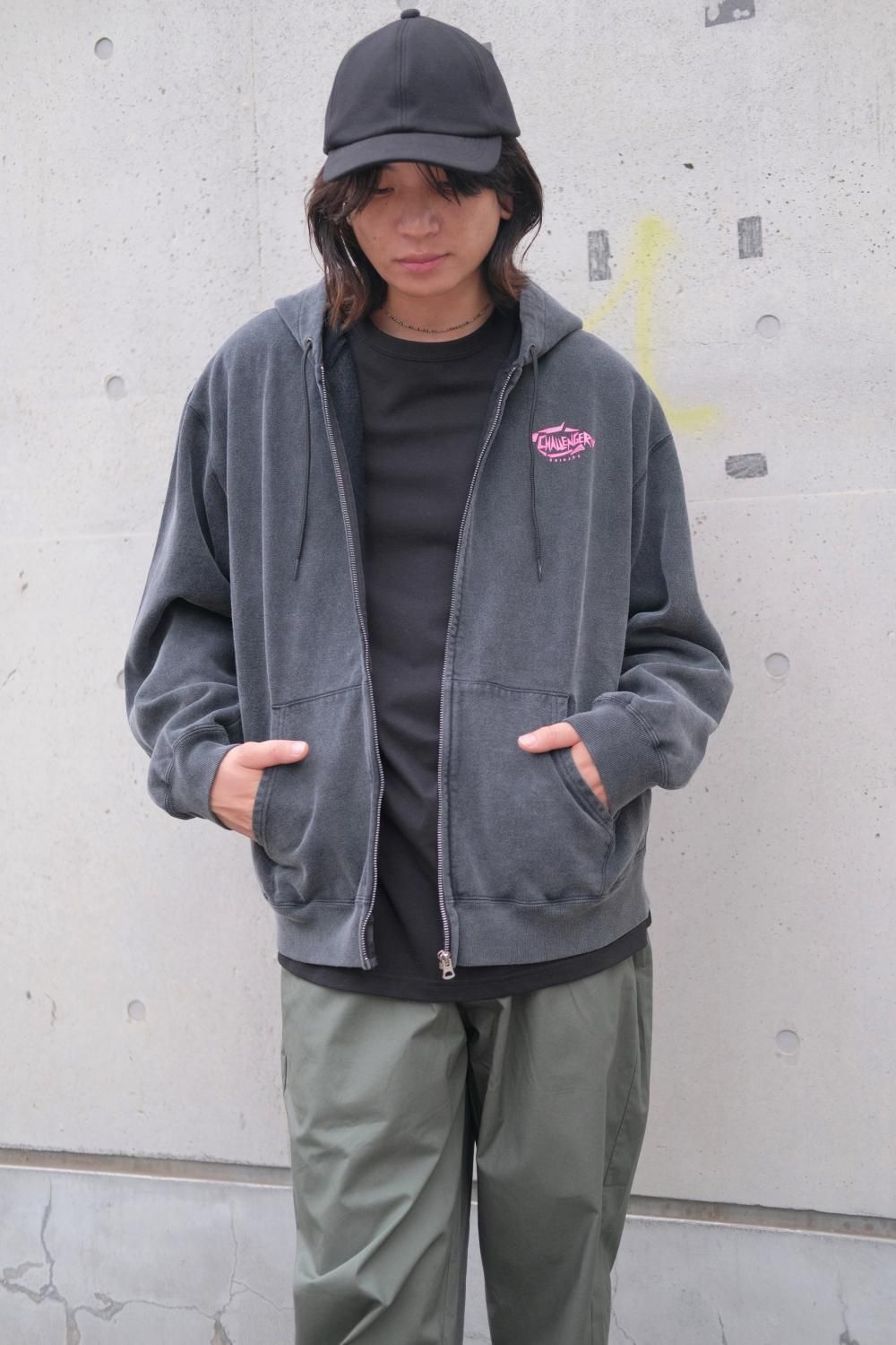 CHALLENGER チャレンジャー NEON WOLF ZIP HOODIE ネオンウルフ