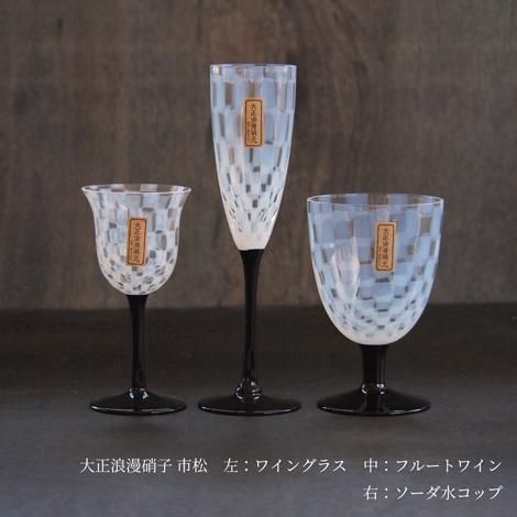 大正浪漫ソーダ氷コップ | 市松 - 廣田硝子 公式Online shop