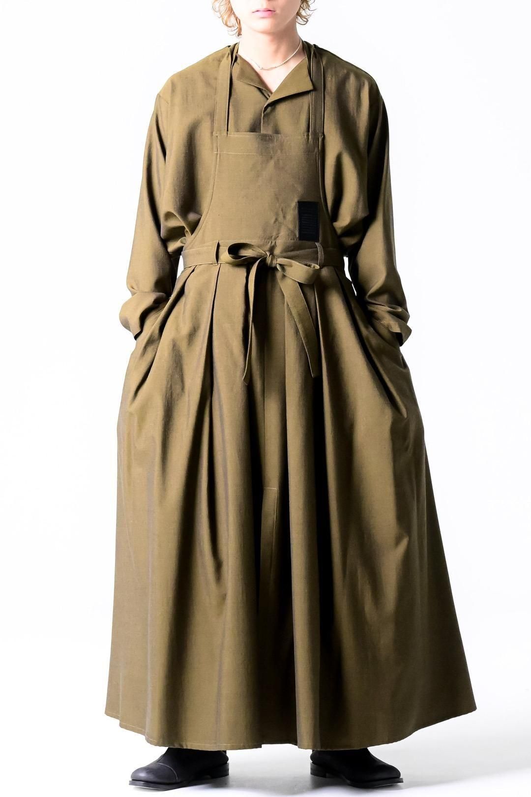 BISHOOL Wool Gabardine Wrap KIMONO Cloth mustard - BISHOOL,Edwina