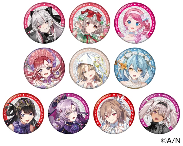 にじさんじ」8周年記念フェアが2/7～開催、商品販売などもあり
