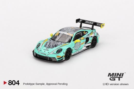 MINI GT 1/64 Porsche 911 GT3 R #28 HubAuto Racing 2023 Macau GP