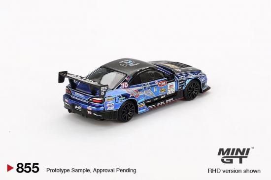 MINI GT 1/64 Nissan シルビア (S15) D1 GP 2023 #70 D-MAX RACING(右