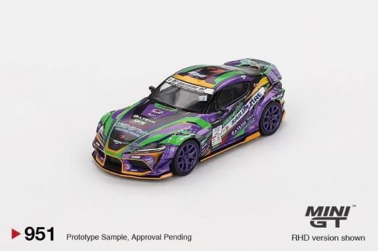 MINI GT 1/64 Toyota GR スープラ KUHL 2021 D1GP EVANGELION RACING