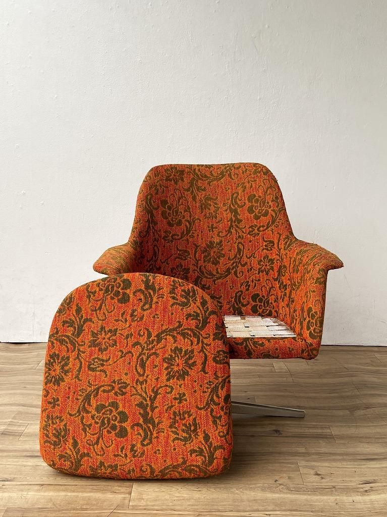 1960-70's ヴィンテージ ファブリック ラウンジチェア - アンティーク