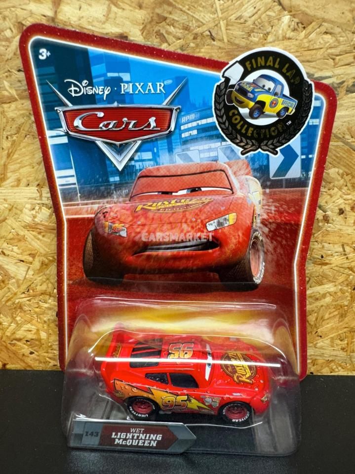 びしょ濡れになったウェットライトニングマックイーン