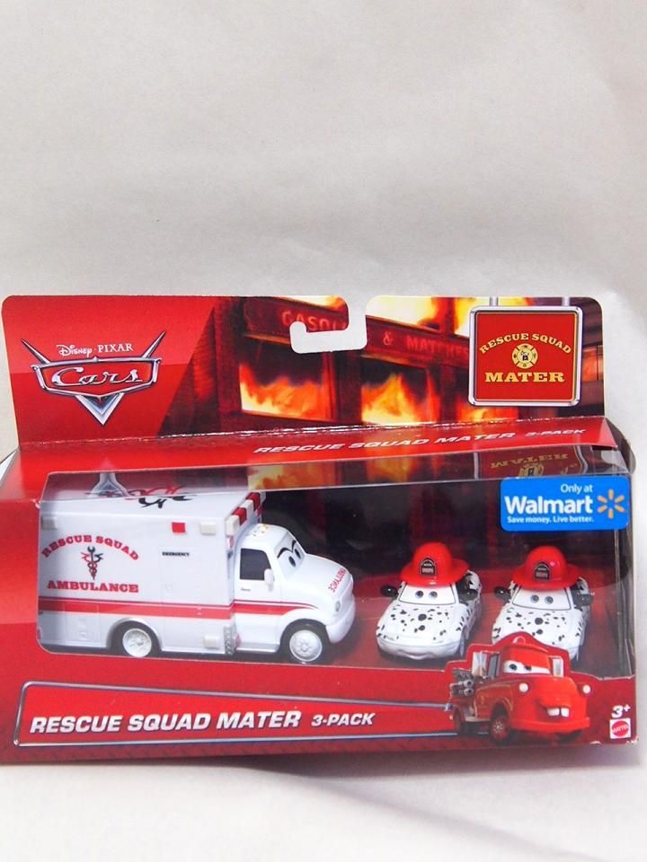 RESCUE SQUAD MATER AMBULANCE 3 PACKonly at WALMART