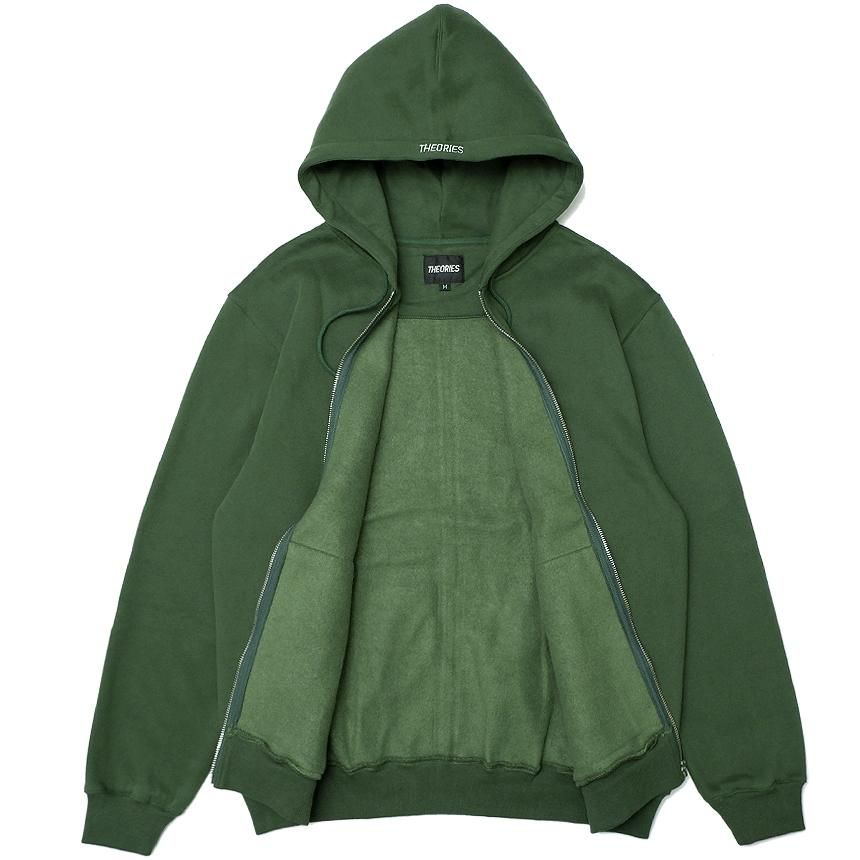 THEORIES SCRIBBLE SPORT ZIP HOODIE / LEAF （セオリーズ フーディー
