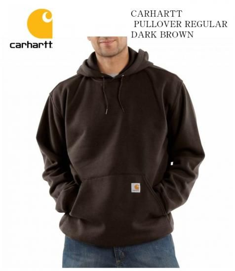 USAモデル CARHARTT プルオーバーパーカー ダークブラウン PULLOVER
