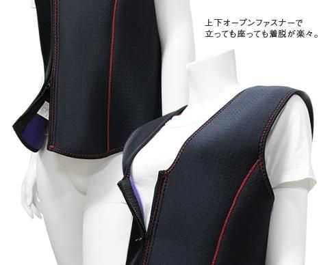 温泉ラバー「エアロドームベスト」（男女兼用） - ジャパニケア