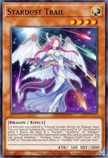 遊戯王 MP22-EN120 スターダスト・トレイル Stardust Trail (英語版