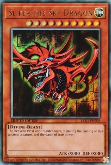 遊戯王 LC01-EN002 オシリスの天空竜 Slifer the Sky Dragon (英語版