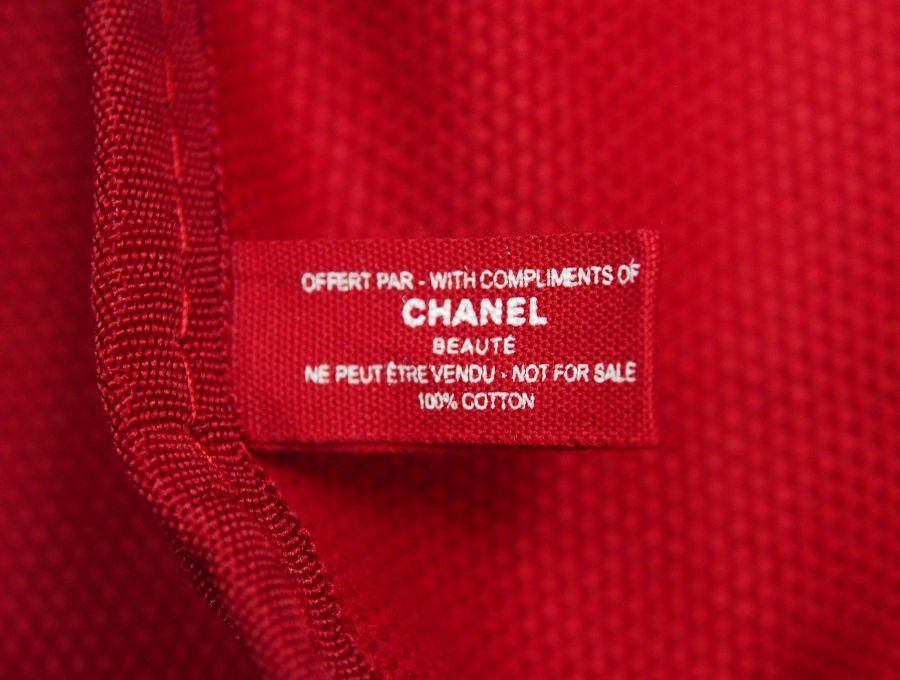 ヌメロアン ドゥ シャネル ノベルティ トートバッグ バケツ型 赤椿